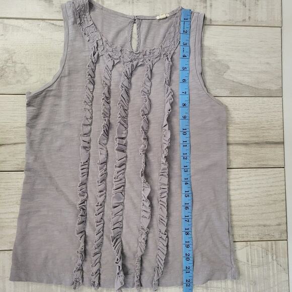 J. Crew Ruffle Front Tank Top Size XS - Picture 8 of 8